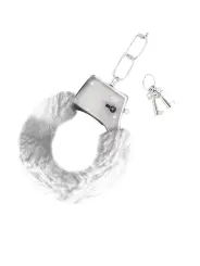 ALGEMAS DE PELUCHE LOVE CUFFS CRUSHIOUS BRANCAS
