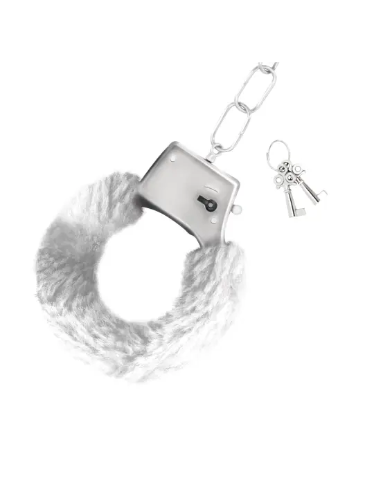 ALGEMAS DE PELUCHE LOVE CUFFS CRUSHIOUS BRANCAS