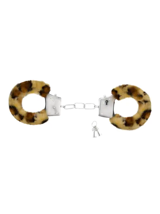 ALGEMAS DE PELUCHE LOVE CUFFS CRUSHIOUS LEOPARDO