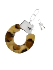 ALGEMAS DE PELUCHE LOVE CUFFS CRUSHIOUS LEOPARDO