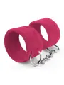 ALGEMAS DE VELCRO TOUGH LOVE COM CORRENTE DE 40CM EXTRA CRUSHIOUS ROSA