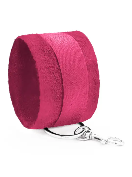 ALGEMAS DE VELCRO TOUGH LOVE COM CORRENTE DE 40CM EXTRA CRUSHIOUS ROSA