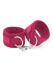 ALGEMAS DE VELCRO TOUGH LOVE COM CORRENTE DE 40CM EXTRA CRUSHIOUS ROSA