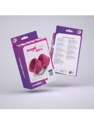 ALGEMAS DE VELCRO TOUGH LOVE COM CORRENTE DE 40CM EXTRA CRUSHIOUS ROSA