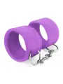 ALGEMAS DE VELCRO TOUGH LOVE COM CORRENTE DE 40CM EXTRA CRUSHIOUS ROXO