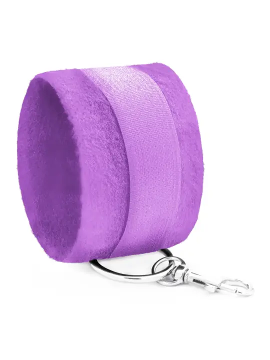 ALGEMAS DE VELCRO TOUGH LOVE COM CORRENTE DE 40CM EXTRA CRUSHIOUS ROXO