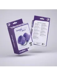 ALGEMAS DE VELCRO TOUGH LOVE COM CORRENTE DE 40CM EXTRA CRUSHIOUS ROXO