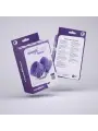 ALGEMAS DE VELCRO TOUGH LOVE COM CORRENTE DE 40CM EXTRA CRUSHIOUS ROXO