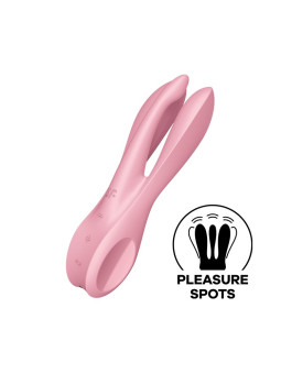 VIBRADOR THREESOME 1 ROSA SATISFYER