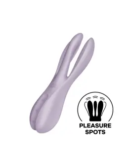 VIBRADOR THREESOME 2 LILÁS SATISFYER
