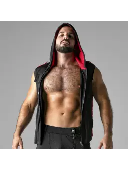 COLETE LOOK AT HARDER HOODY VERMELHO LOCKER GEAR