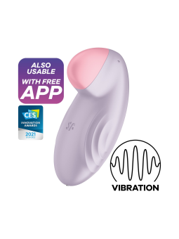 ESTIMULADOR TROPICAL TIP CONNECT APP LILÁS SATISFYER
