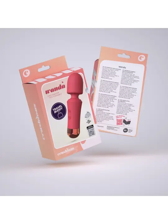 WANDA MINI VARINHA RECARREGÁVEL TERRACOTTA CRUSHIOUS