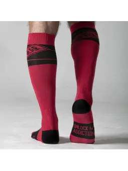 MEIAS ALTAS LOCKER GEAR VERMELHAS