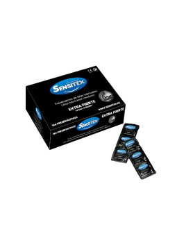 PRESERVATIVOS NATURAIS EXTRA FORTES 144 UNIDADES SENSITEX