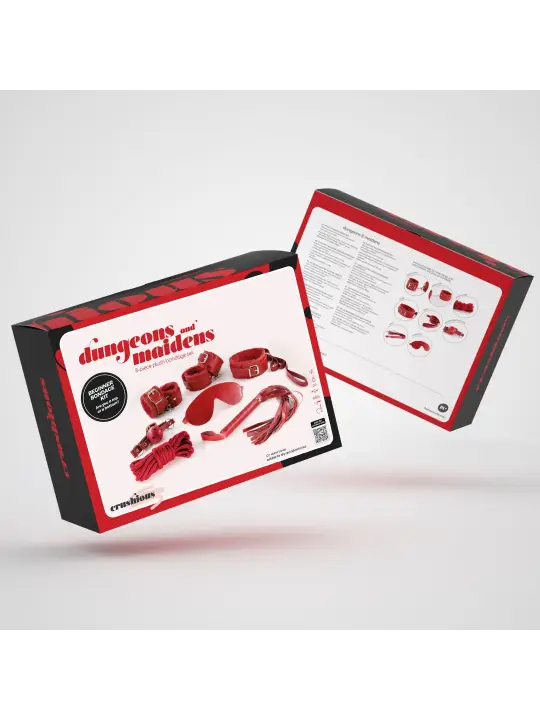 KIT BDSM DUNGEONS & MAIDENS VERMELHO CRUSHIOUS