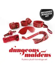 KIT BDSM DUNGEONS & MAIDENS VERMELHO CRUSHIOUS