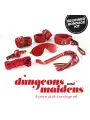 KIT BDSM DUNGEONS & MAIDENS VERMELHO CRUSHIOUS
