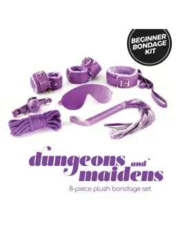 KIT BDSM DUNGEONS & MAIDENS ROXO CRUSHIOUS
