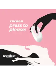 COCOON OVO VIBRATÓRIO RECARREGÁVEL COM COMANDO À DISTÂNCIA CRUSHIOUS ROSA