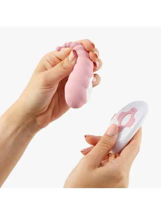 COCOON OVO VIBRATÓRIO RECARREGÁVEL COM COMANDO À DISTÂNCIA CRUSHIOUS ROSA