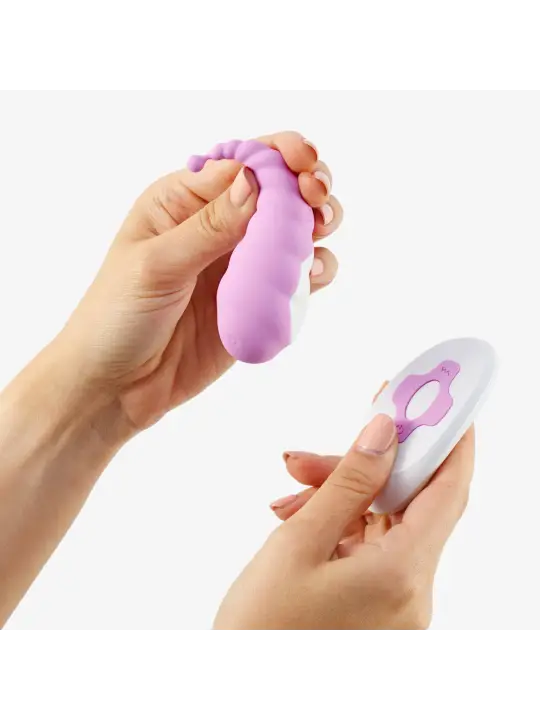 COCOON OVO VIBRATÓRIO RECARREGÁVEL COM COMANDO À DISTÂNCIA CRUSHIOUS ROXO