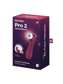 ESTIMULADOR PRO 2 GEN 3 SATISFYER VERMELHO TINTO
