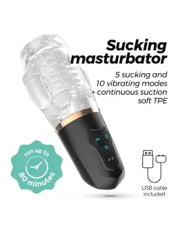 QUASAR MASTURBADOR RECARREGÁVEL COM SUCÇÃO CRUSHIOUS