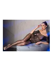 CATSUIT CR-4642 PRETO CHILIROSE