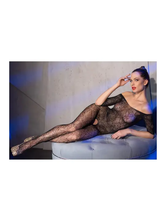 CATSUIT CR-4642 PRETO CHILIROSE CATSUIT CR-4642 PRETO CHILIROSE