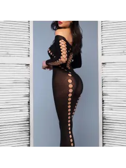 CATSUIT CR-4646 PRETO CHILIROSE