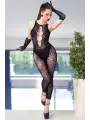 CATSUIT CR-4658 PRETO CHILIROSE