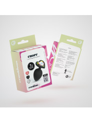 CUORE PLUG ANAL PEQUENO COM 4 JOIAS INTERCAMBIÁVEIS CRUSHIOUS