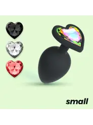 CUORE PLUG ANAL PEQUENO COM 4 JOIAS INTERCAMBIÁVEIS CRUSHIOUS