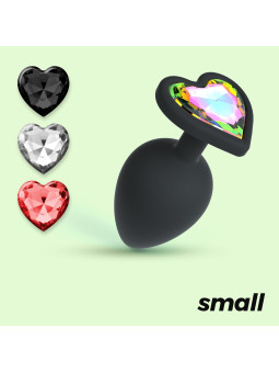 CUORE PLUG ANAL PEQUENO COM 4 JOIAS INTERCAMBIÁVEIS CRUSHIOUS