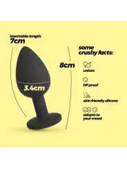 CAMILEO PLUG ANAL MÉDIO COM 4 JOIAS INTERCAMBIÁVEIS CRUSHIOUS