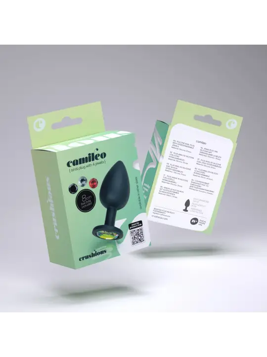 CAMILEO PLUG ANAL MÉDIO COM 4 JOIAS INTERCAMBIÁVEIS CRUSHIOUS