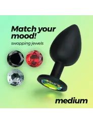 CAMILEO PLUG ANAL MÉDIO COM 4 JOIAS INTERCAMBIÁVEIS CRUSHIOUS