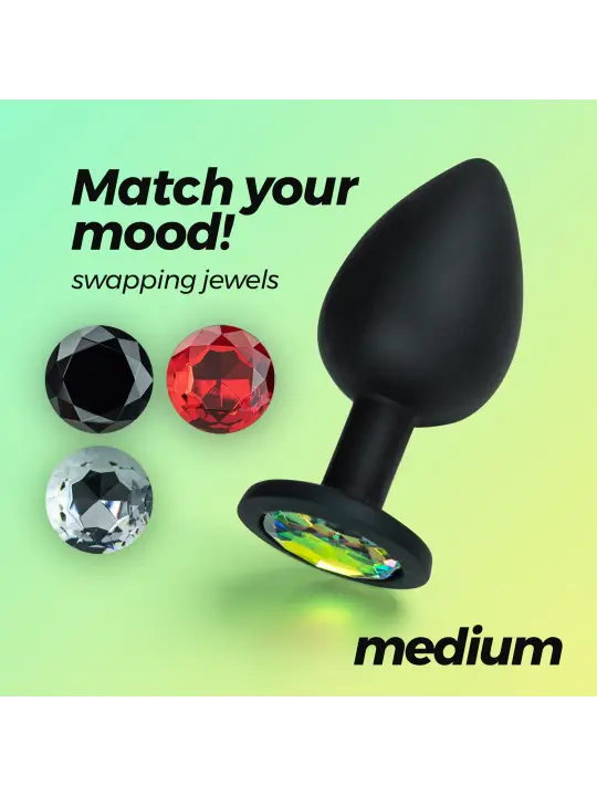 CAMILEO PLUG ANAL MÉDIO COM 4 JOIAS INTERCAMBIÁVEIS CRUSHIOUS