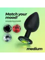 CAMILEO PLUG ANAL MÉDIO COM 4 JOIAS INTERCAMBIÁVEIS CRUSHIOUS