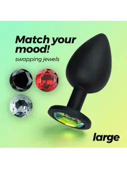 CAMILEO PLUG ANAL GRANDE COM 4 JOIAS INTERCAMBIÁVEIS CRUSHIOUS