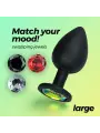 CAMILEO PLUG ANAL GRANDE COM 4 JOIAS INTERCAMBIÁVEIS CRUSHIOUS