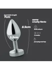 BOREALIS PLUG ANAL MÉDIO COM LED CRUSHIOUS