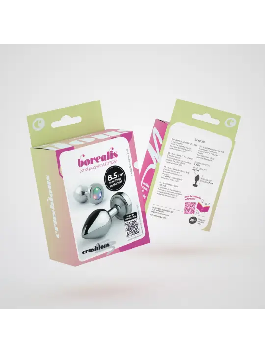 BOREALIS PLUG ANAL MÉDIO COM LED CRUSHIOUS