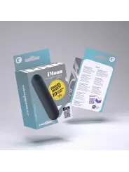 IMOAN BALA VIBRATÓRIA RECARREGÁVEL PRETA CRUSHIOUS