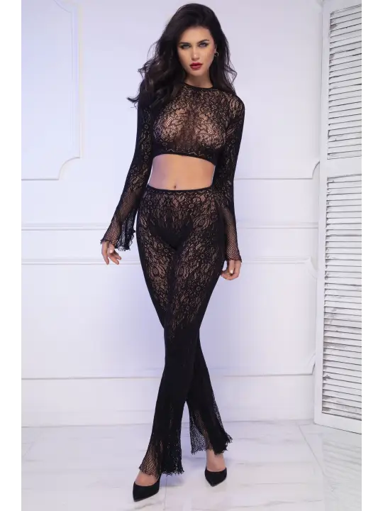 CONJUNTO CR-4648 PRETO CHILIROSE CONJUNTO CR-4648 PRETO CHILIROSE