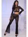 CONJUNTO CR-4648 PRETO CHILIROSE CONJUNTO CR-4648 PRETO CHILIROSE