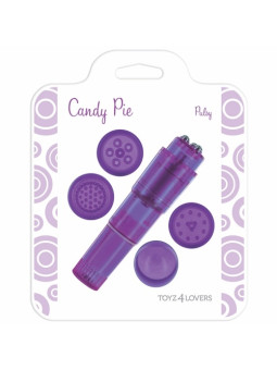 VIBRADOR CANDY PIE PULSY ROXO
