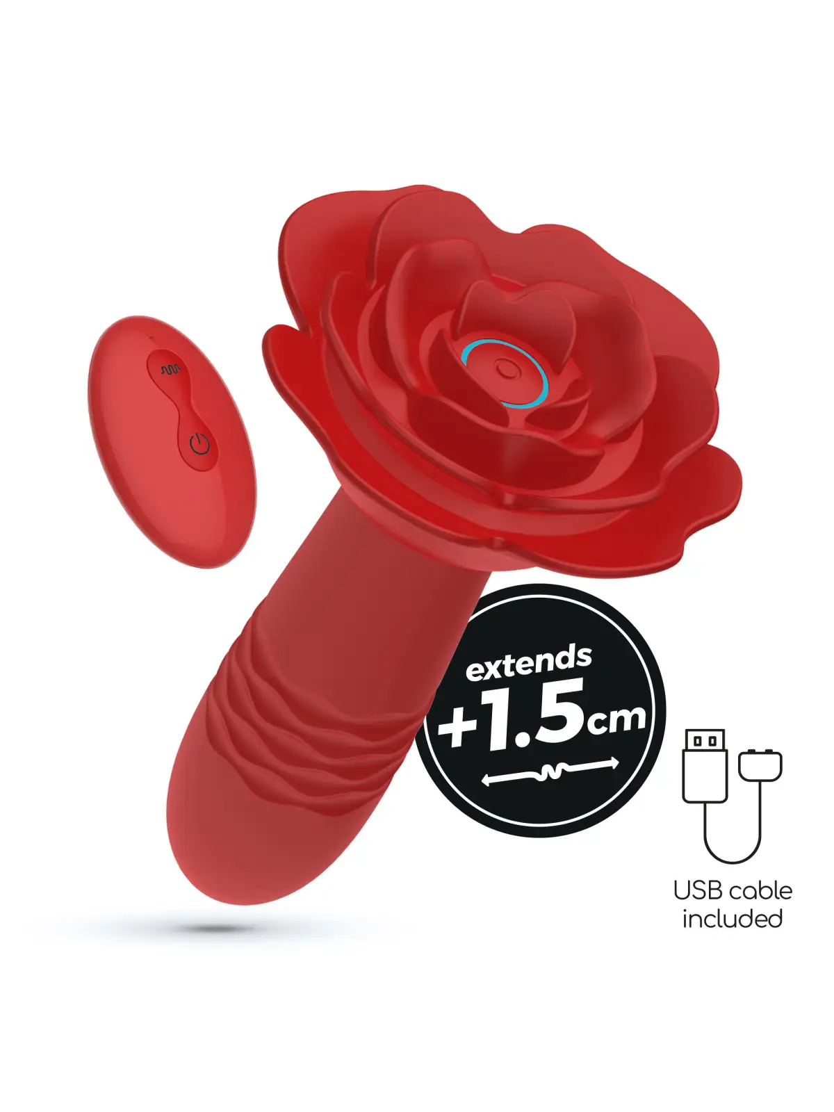 ROMEO PLUG ANAL COM MOVIMENTO VAI-VEM E CONTROLO REMOTO CRUSHIOUS