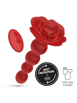 ROSALINE PLUG ANAL COM ROTAÇÃO E CONTROLO REMOTO CRUSHIOUS